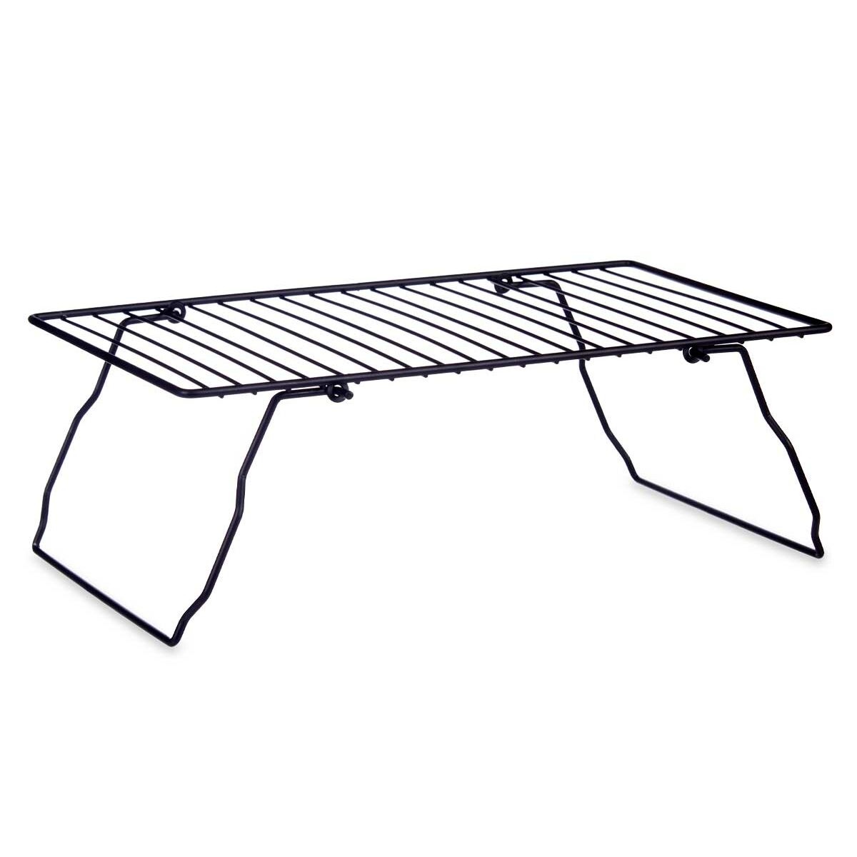Scaffale Pieghevole Kinvara Nero 37.5 x 23 x 13 cm 37 x 3,5 x 23,5 cm 37,5 x 3,5 x 24 cm 24 x 37,5 x 24,5 cm (8 Unità) - Immagine 2