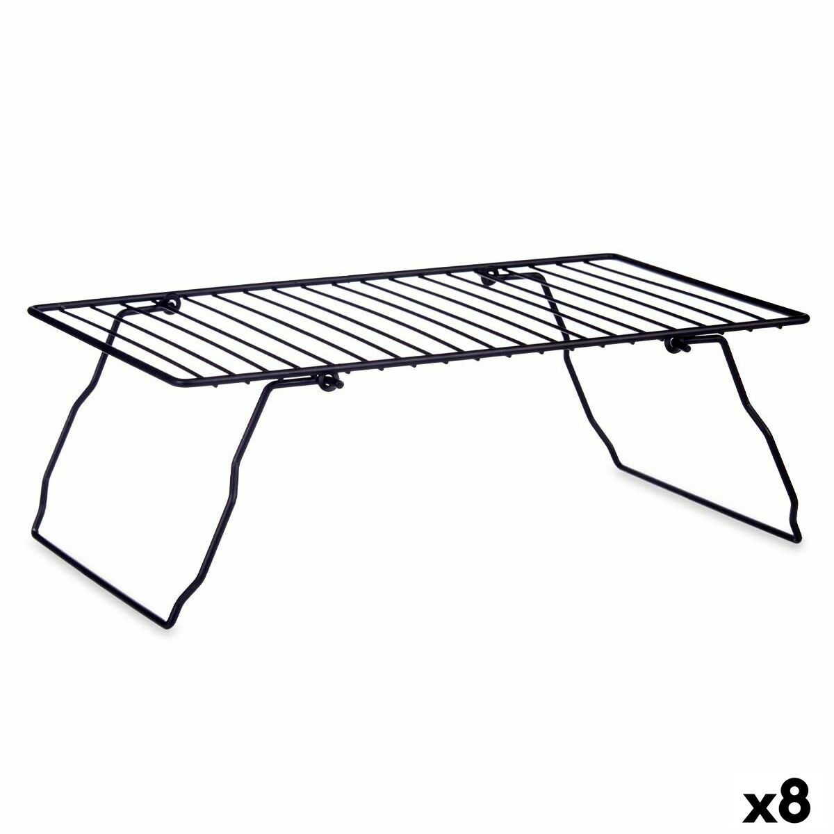 Scaffale Pieghevole Kinvara Nero 37.5 x 23 x 13 cm 37 x 3,5 x 23,5 cm 37,5 x 3,5 x 24 cm 24 x 37,5 x 24,5 cm (8 Unità)