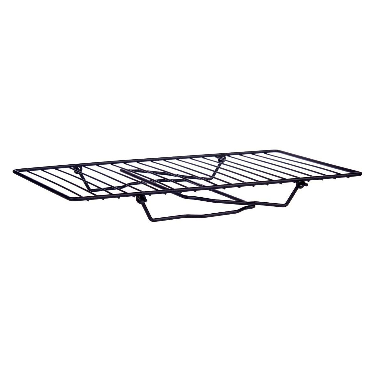 Scaffale Pieghevole Kinvara Nero 37.5 x 23 x 13 cm 37 x 3,5 x 23,5 cm 37,5 x 3,5 x 24 cm 24 x 37,5 x 24,5 cm (8 Unità) - Immagine 3