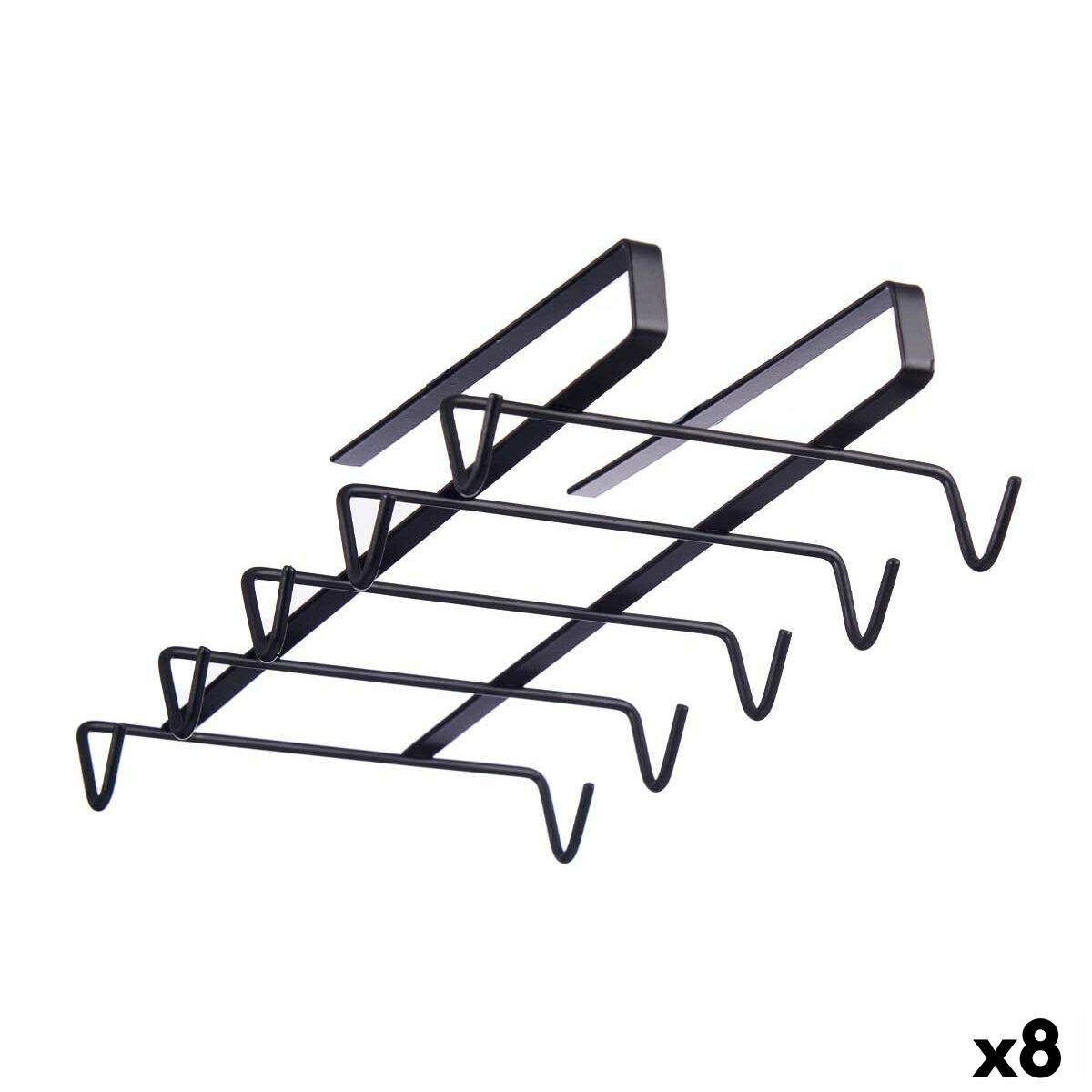 Appendino per tazze Kinvara Nero Metallo Ferro 16 x 7 x 28,5 cm 15 x 6,3 x 28,7 cm 15 x 7 x 28,7 cm 15,5 x 7 x 28,7 cm 16 x 28,5