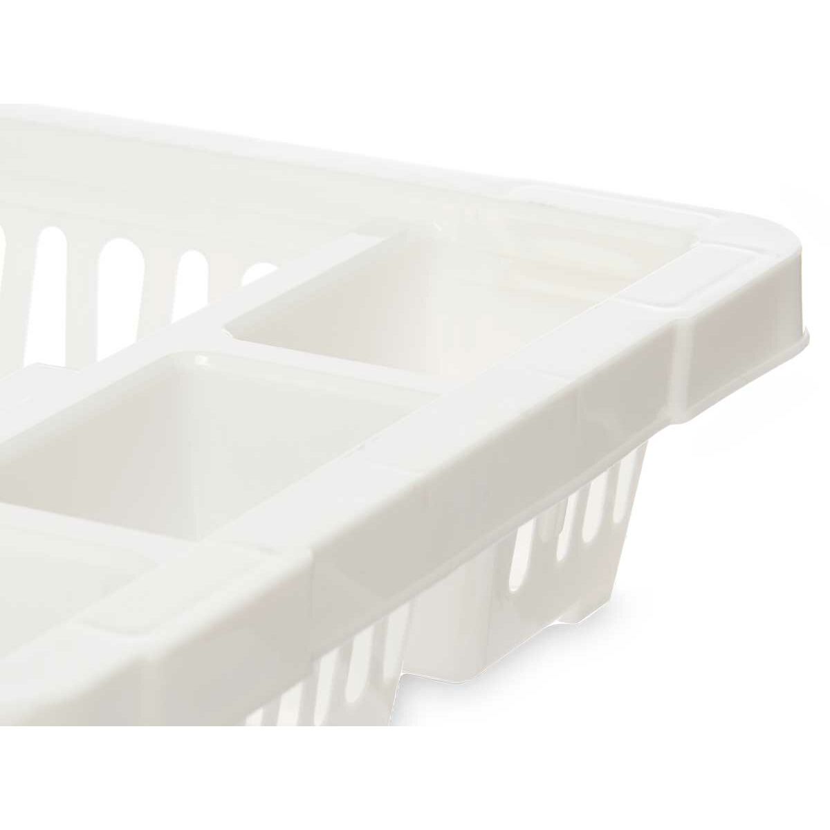 Scolapiatti da Lavandino Kinvara Bianco Plastica 42,5 x 7 x 29,5 cm (24 Unità) - Immagine 4
