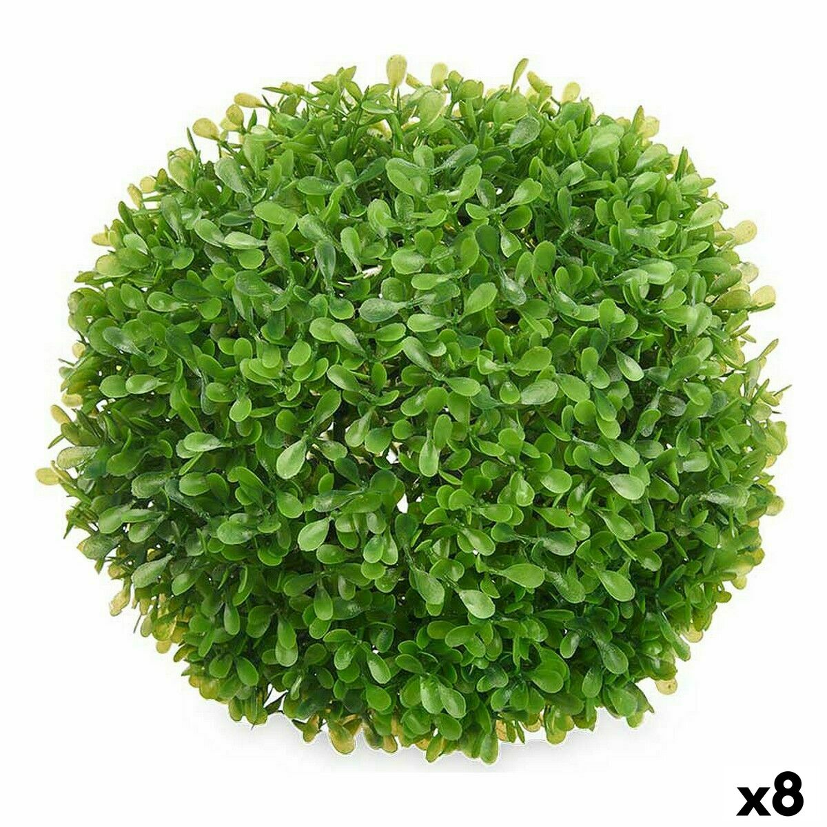 Pianta Decorativa Ibergarden Plastica Fogli Sfera 22 x 22 x 22 cm (8 Unità)