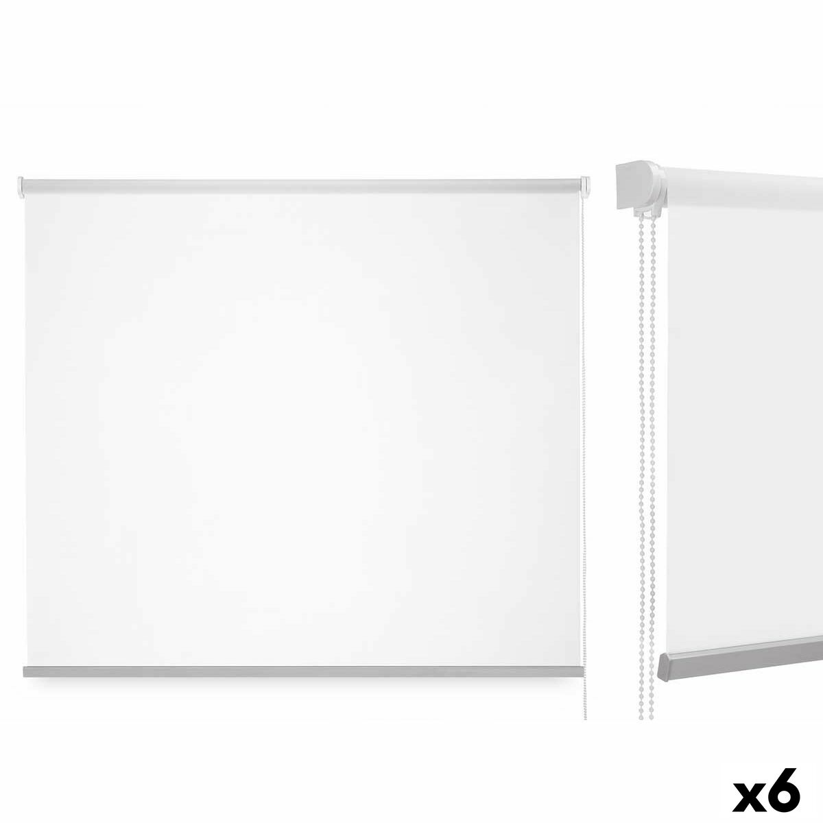 Store a rullo Gift Decor Bianco Stoffa Plastica 180 x 180 cm