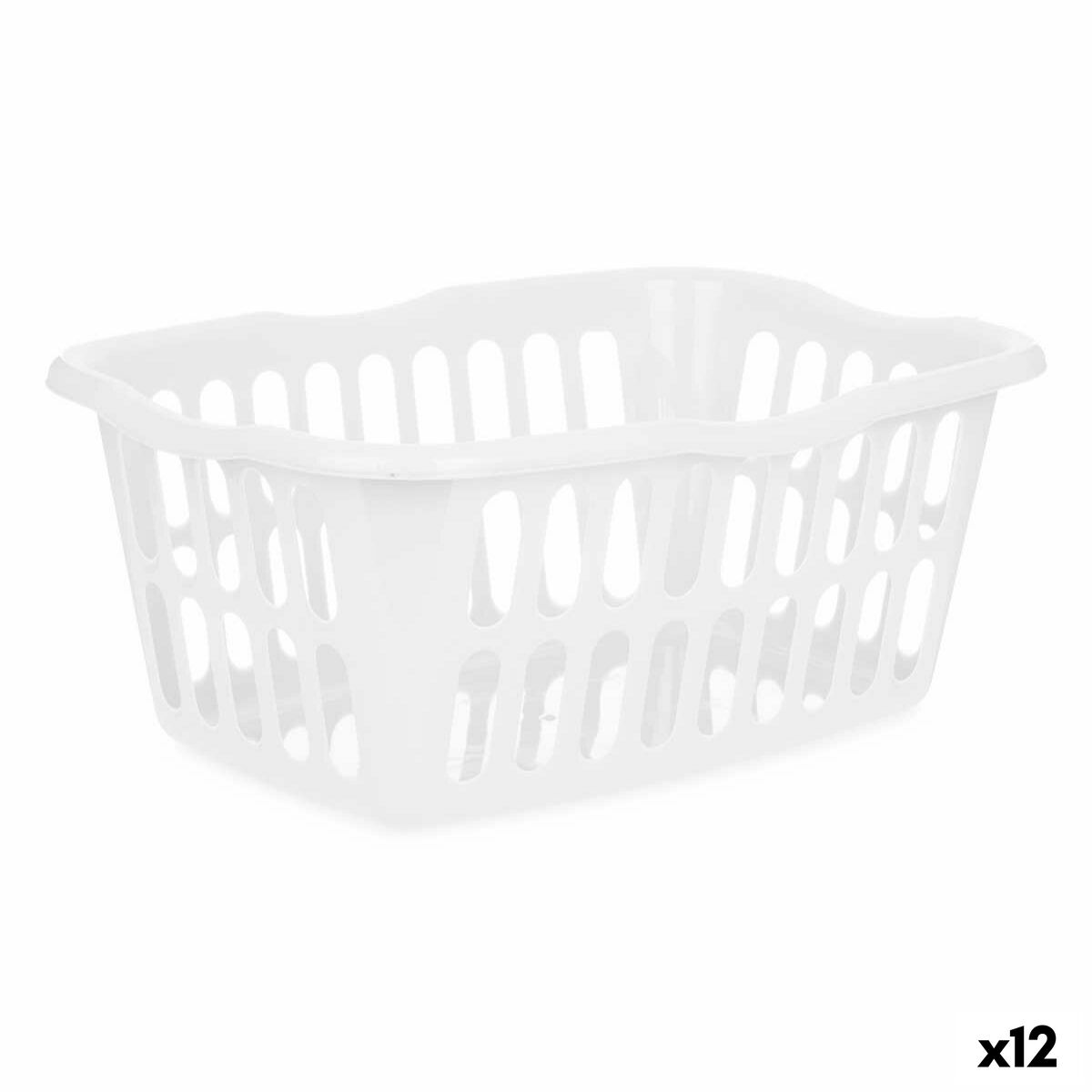 Cesto Kipit Bianco polipropilene 50 L (12 Unità)