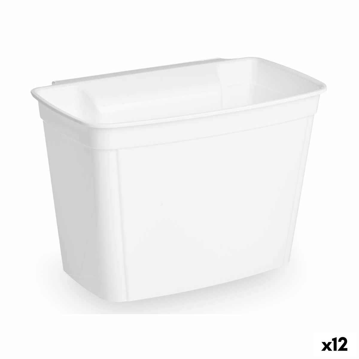 Supporto per Sacchetti di Spazzatura Kinvara Bianco Plastica 4 L (12 Unità)