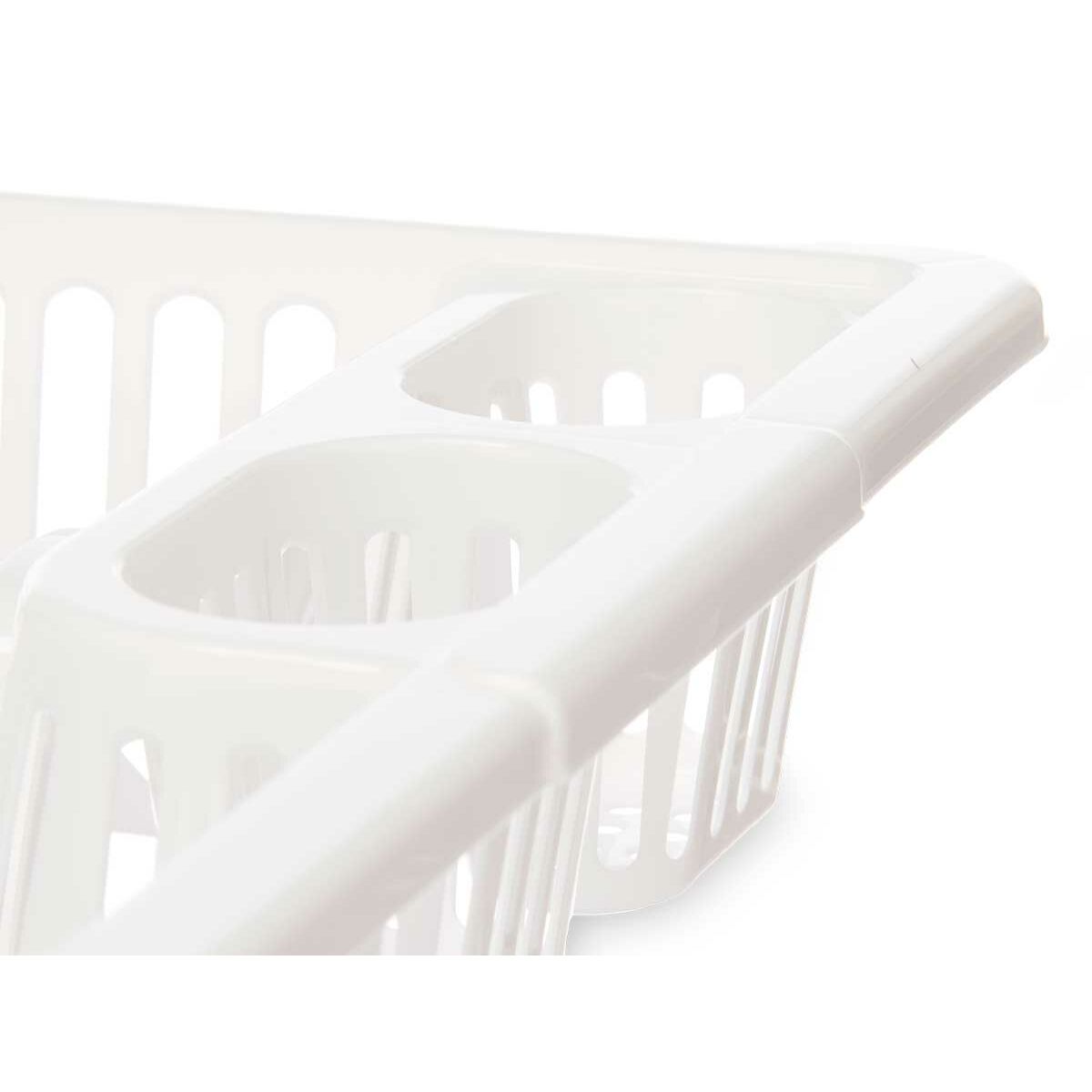 Scolapiatti da Lavandino Kinvara Bianco 45,5 x 8 x 36,5 cm (12 Unità) - Immagine 4