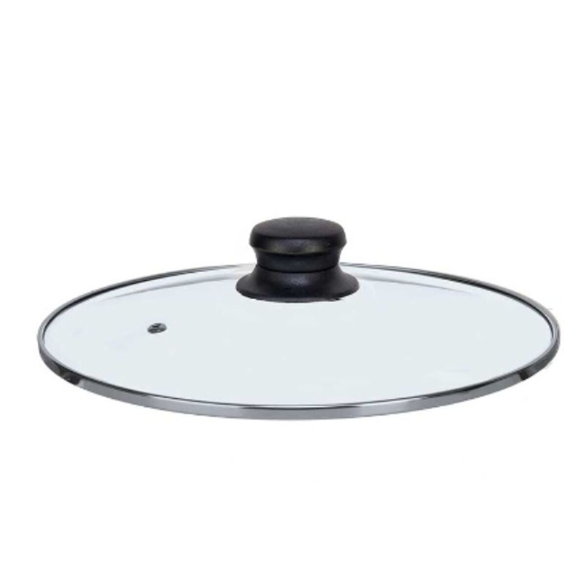 Coperchio per Pentola Kinvara Trasparente Argentato Argento Metallo Vetro Acciaio inossidabile Cristallo Acciaio 22 cm 22,5 x 6  - Immagine 2