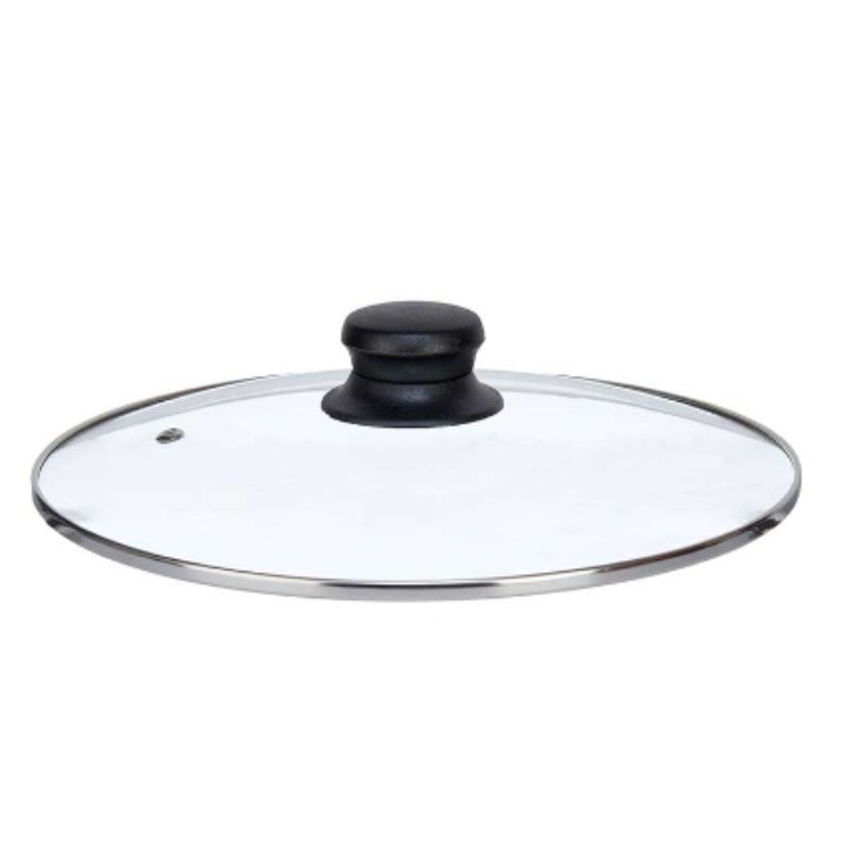 Coperchio per Pentola Kinvara Trasparente Argentato Argento Metallo Vetro Acciaio inossidabile Cristallo Acciaio 24 cm 24,5 x 6, - Immagine 2