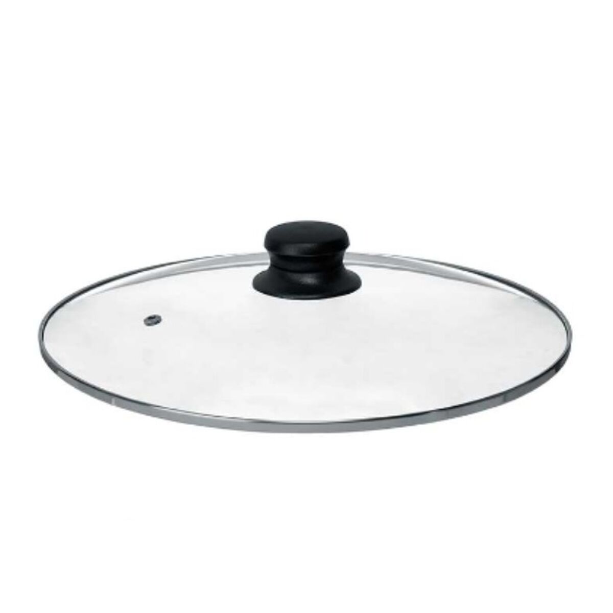 Coperchio per Pentola Kinvara Trasparente Argentato Argento Metallo Vetro Acciaio inossidabile Cristallo Acciaio 28 cm 28,5 x 5, - Immagine 2