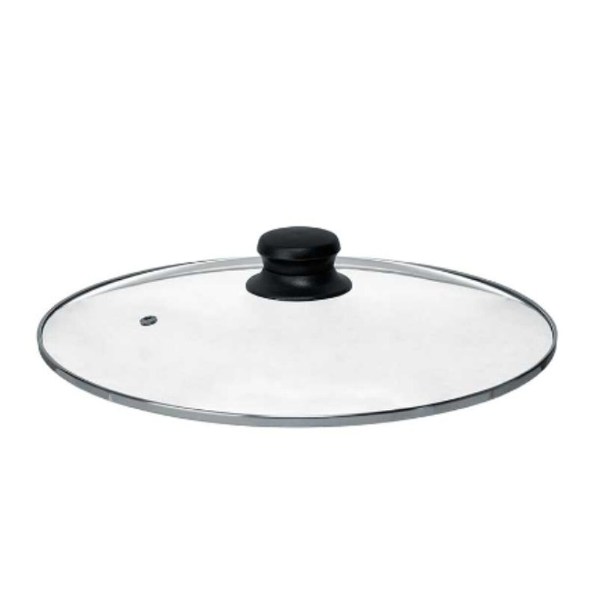 Coperchio per Pentola Kinvara Trasparente Argentato Argento Metallo Vetro Acciaio inossidabile Cristallo Acciaio 30 cm 30,5 x 6  - Immagine 2