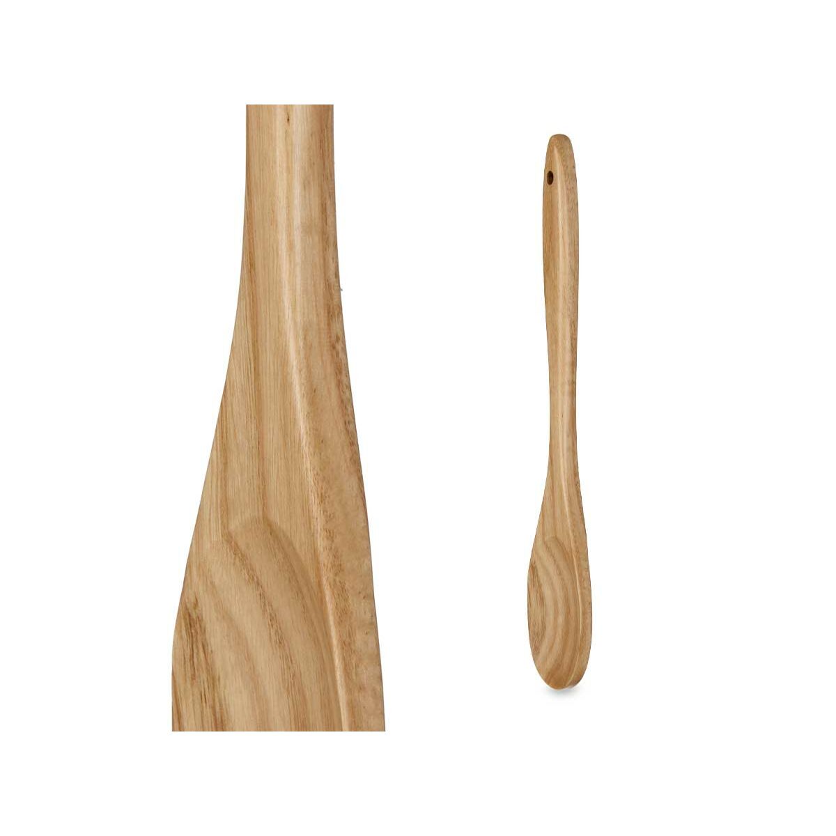 Mestolo Kinvara Naturale Legno 7 x 35 x 2 cm (12 Unità) - Immagine 3