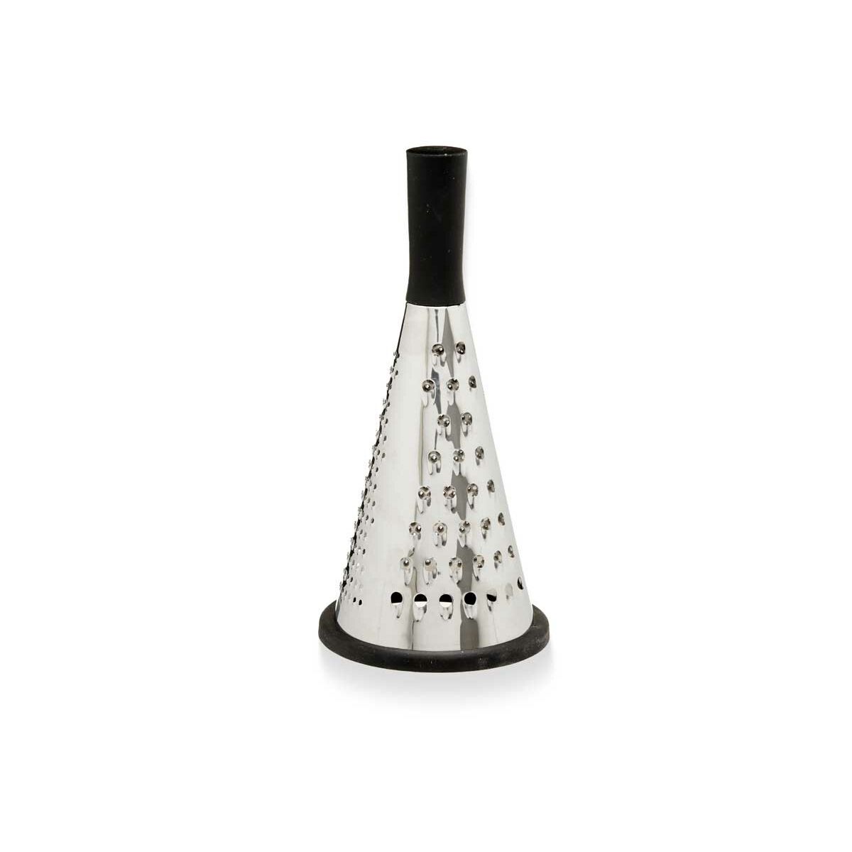 Grattugia Kinvara Nero Argentato Argento Acciaio inossidabile ABS TPR 11,5 x 24,5 x 11,5 cm (12 Unità) - Immagine 2