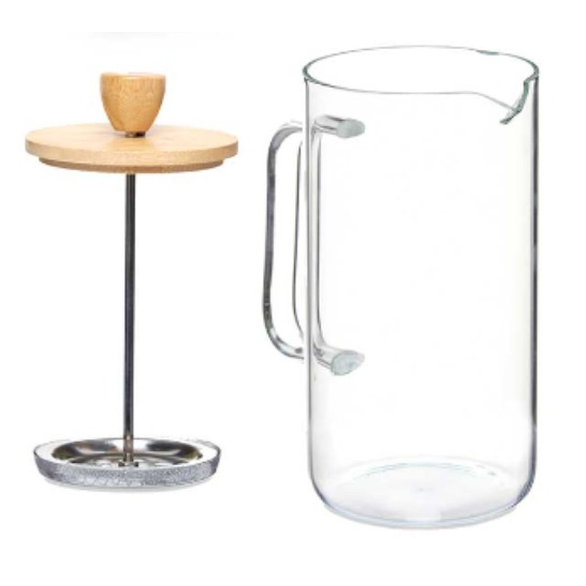 Teiera Vivalto Naturale Vetro Bambù Vetro Borosilicato 600 ml - Immagine 4