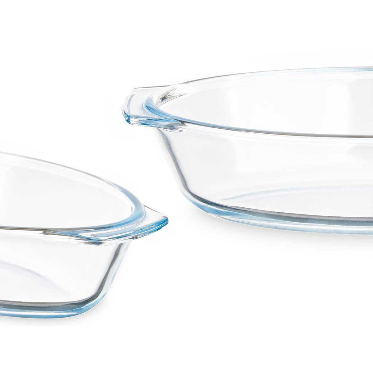 Teglia da Cucina Vivalto Trasparente Vetro Borosilicato 700 ml 23,6 x 5,3 x 13 cm Con manici (18 Unità) - Immagine 3