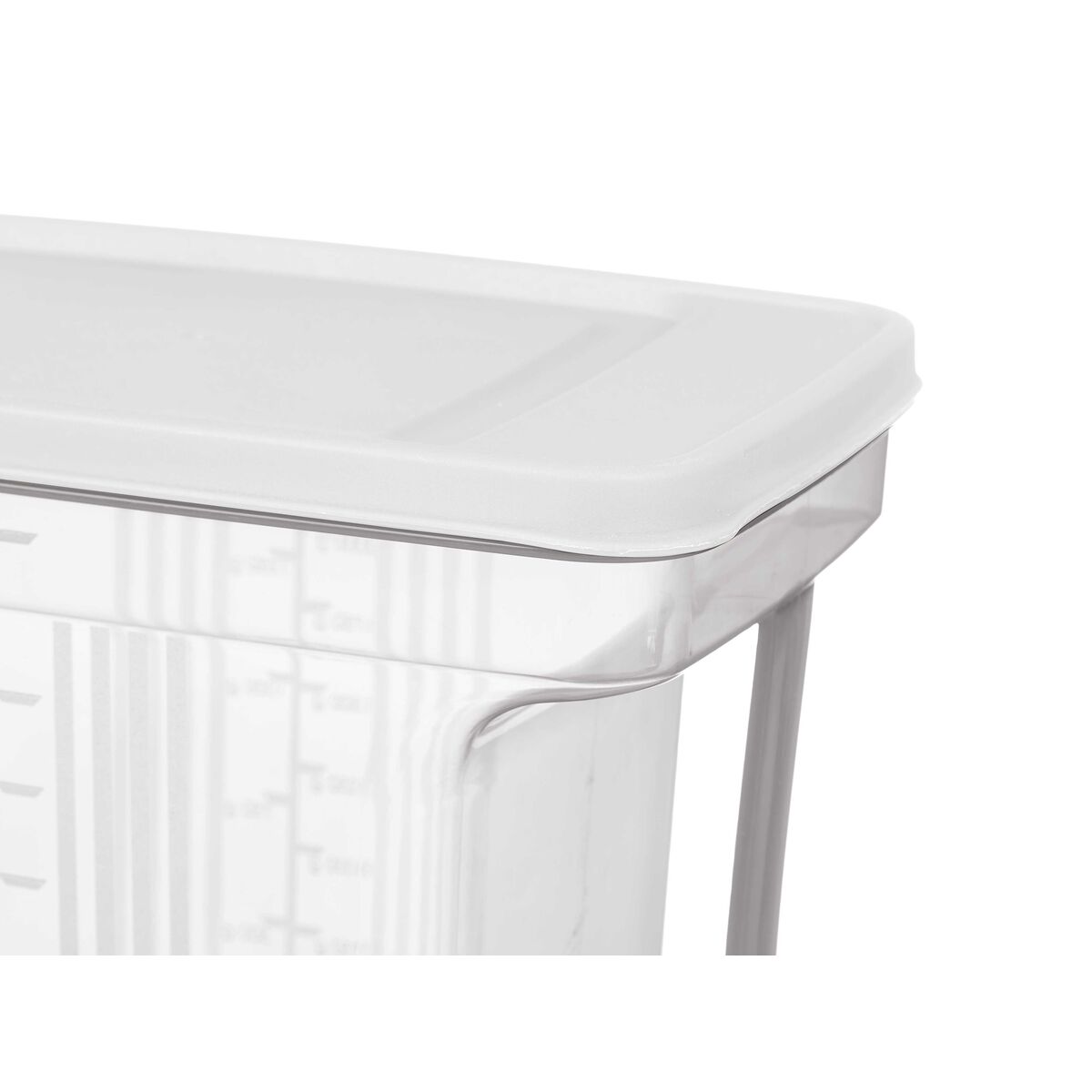 Contenitore per Conservare gli Alimenti Kinvara Grigio Trasparente 2,5 L 20,5 x 17 x 13 cm (24 Unità) - Immagine 4