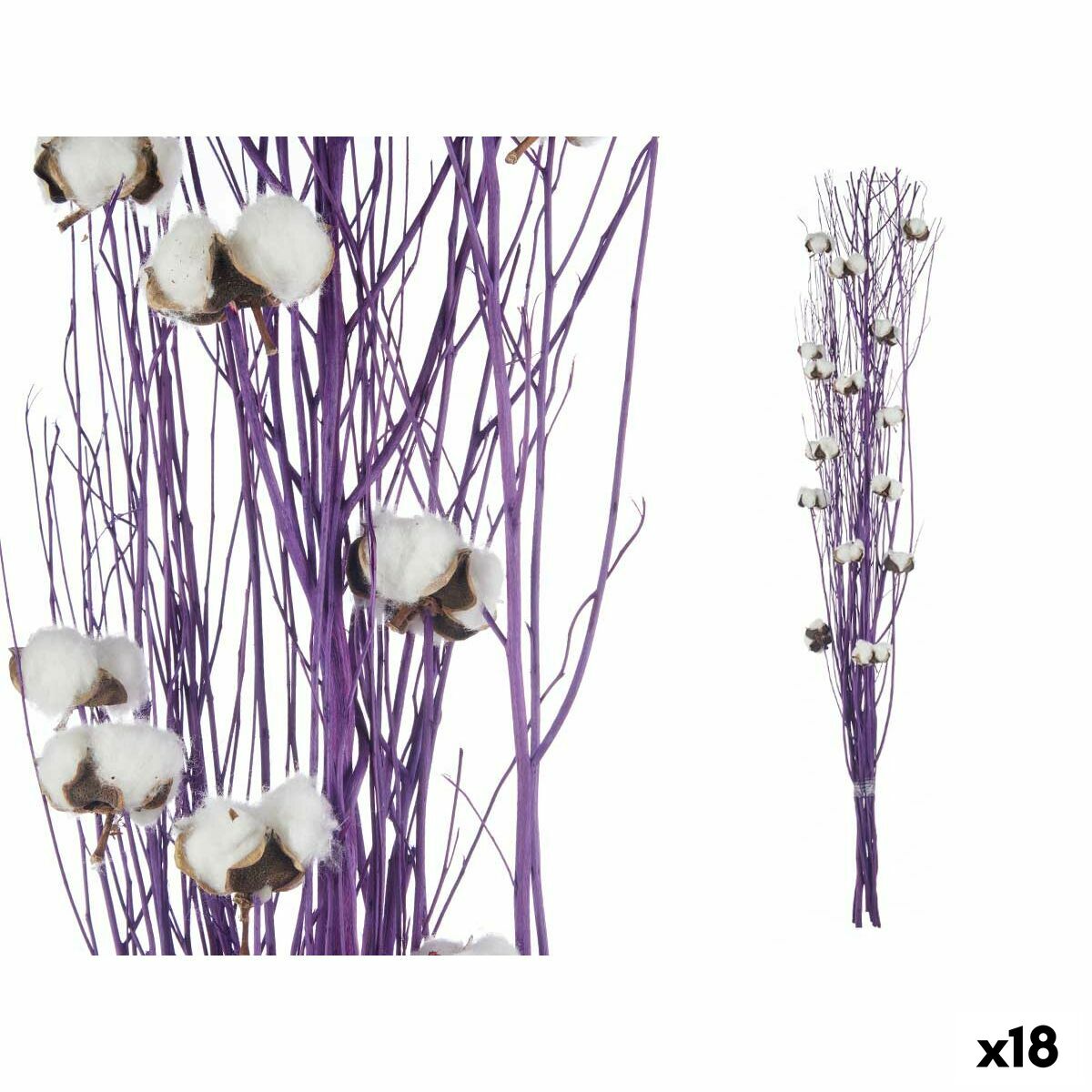 Corpetti Gift Decor Viola Lavanda Vegetale Cotone 10 x 100 x 18 cm (18 Unità)