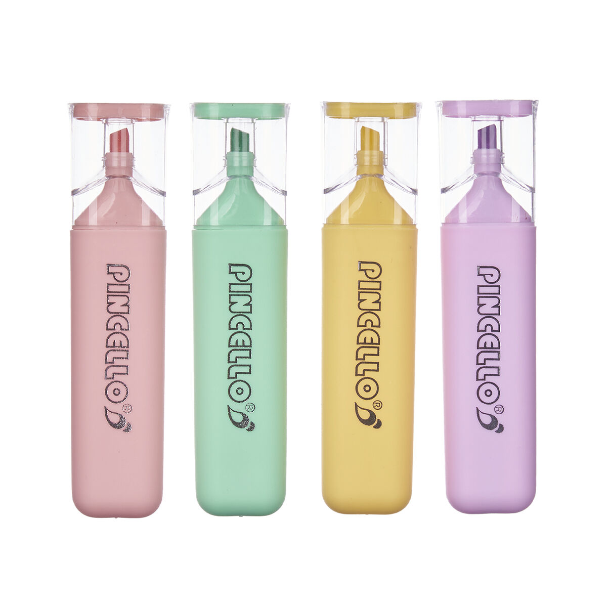 Set di Evidenziatori Pincello Giallo Multicolore Rosa Violetta Menta (12 Unità) - Immagine 2