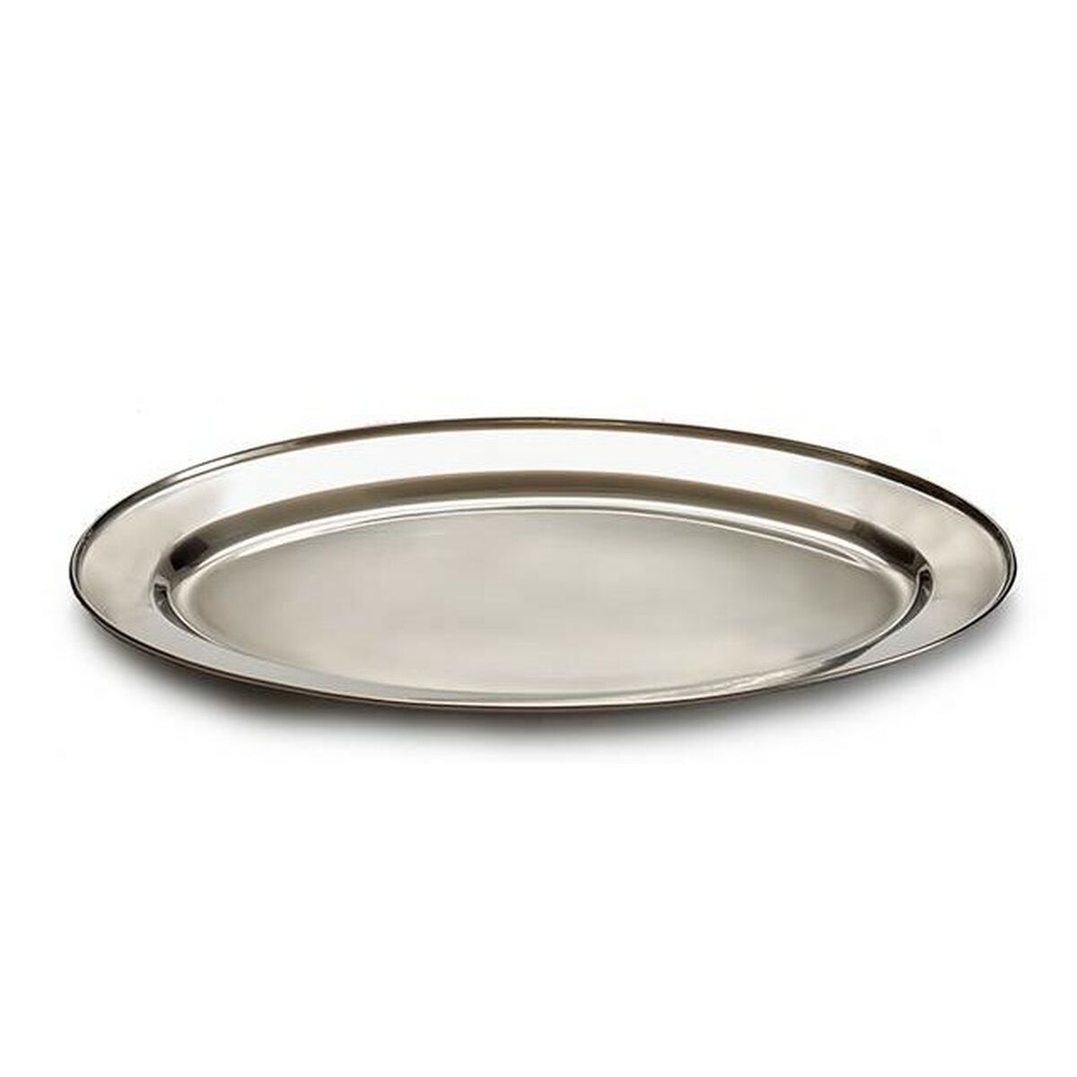 Vassoio Kinvara Argentato Argento Acciaio inossidabile 40 x 2,5 x 26,5 cm (24 Unità) - Immagine 3