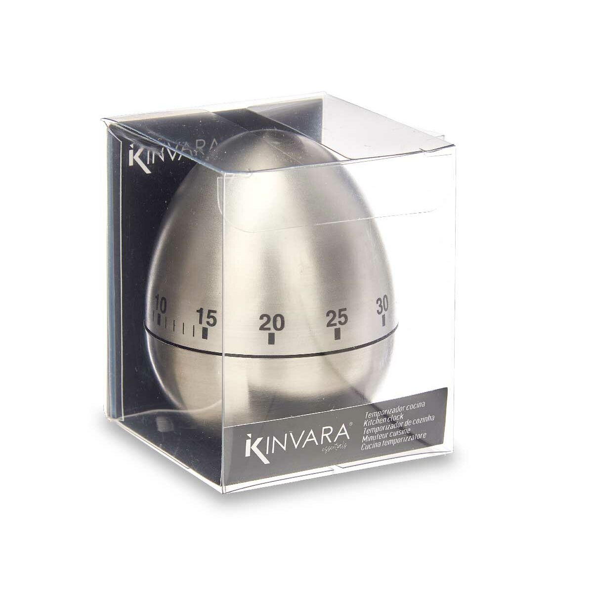 Timer da Cucina Kinvara 6 x 7,5 x 6 cm Ovetti (24 Unità) - Immagine 3