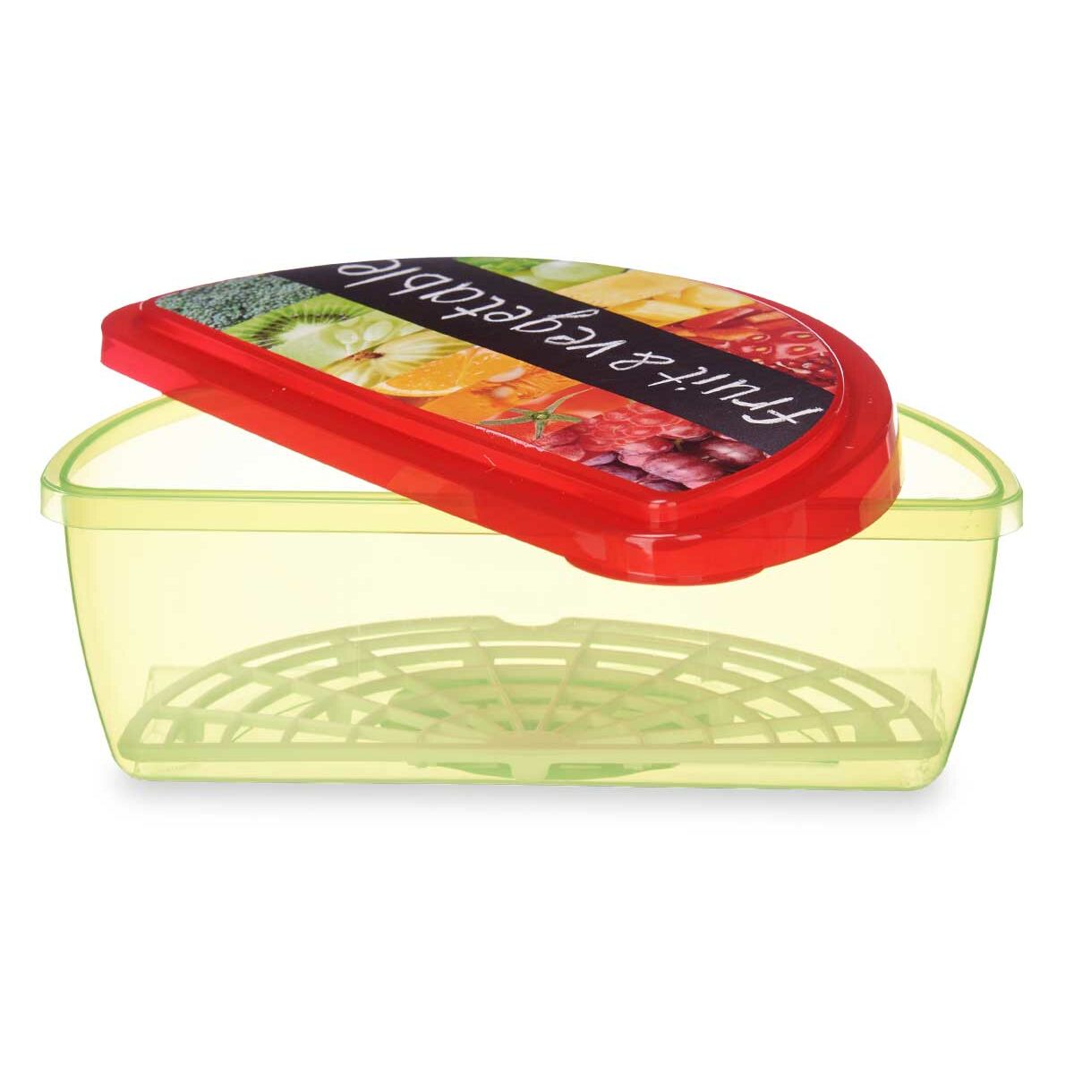 Porta pranzo Leknes Multicolore Plastica 1,2 L Frutta e Verdura (24 Unità) - Immagine 3