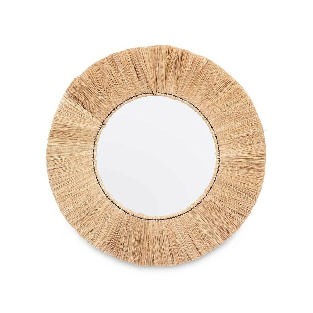 Specchio da parete Gift Decor Marrone 79 x 79 x 3 cm Cerchi