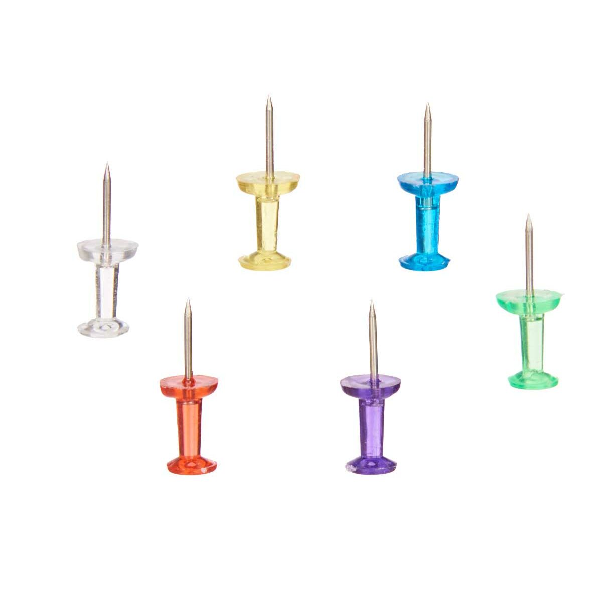 Puntine Pincello Multicolore Metallo Plastica (24 Unità) - Immagine 2