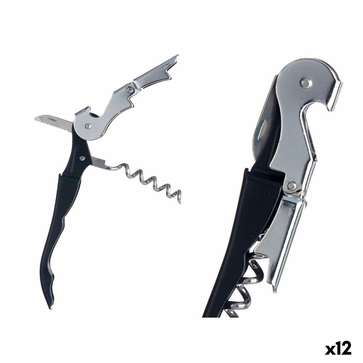 Cavatappi Kinvara Acciaio inossidabile Plastica 5 x 1,3 x 2,2 cm 12 x 1,3 x 2,5 cm (12 Unità)