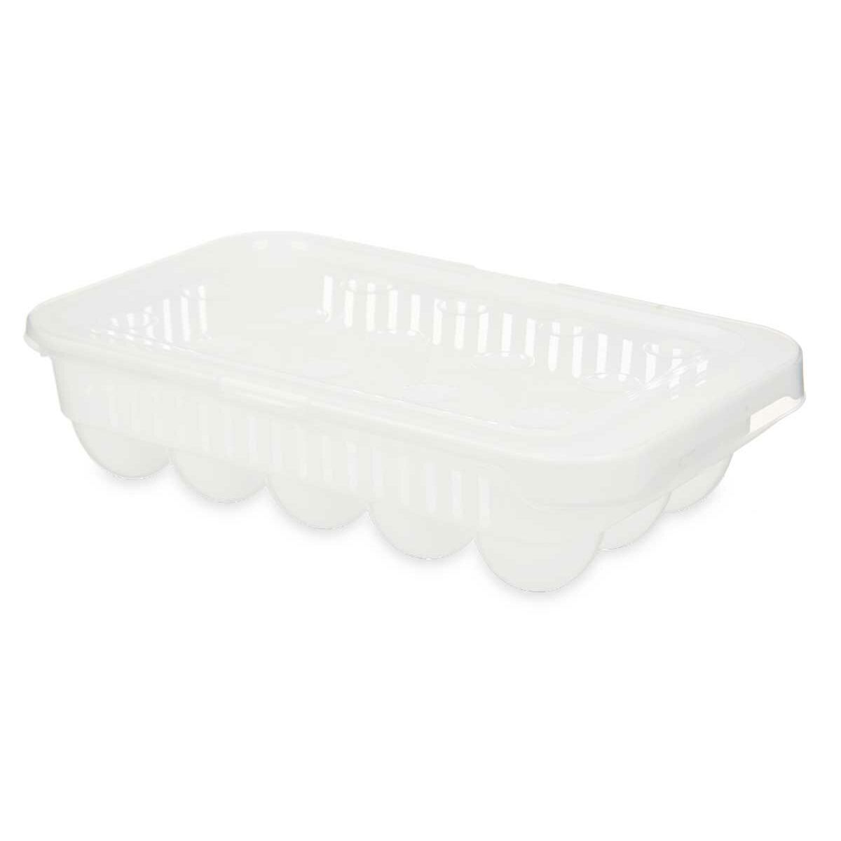 Porta uova Kinvara Bianco Trasparente Plastica 17,5 x 7 x 28,5 cm (12 Unità) - Immagine 2
