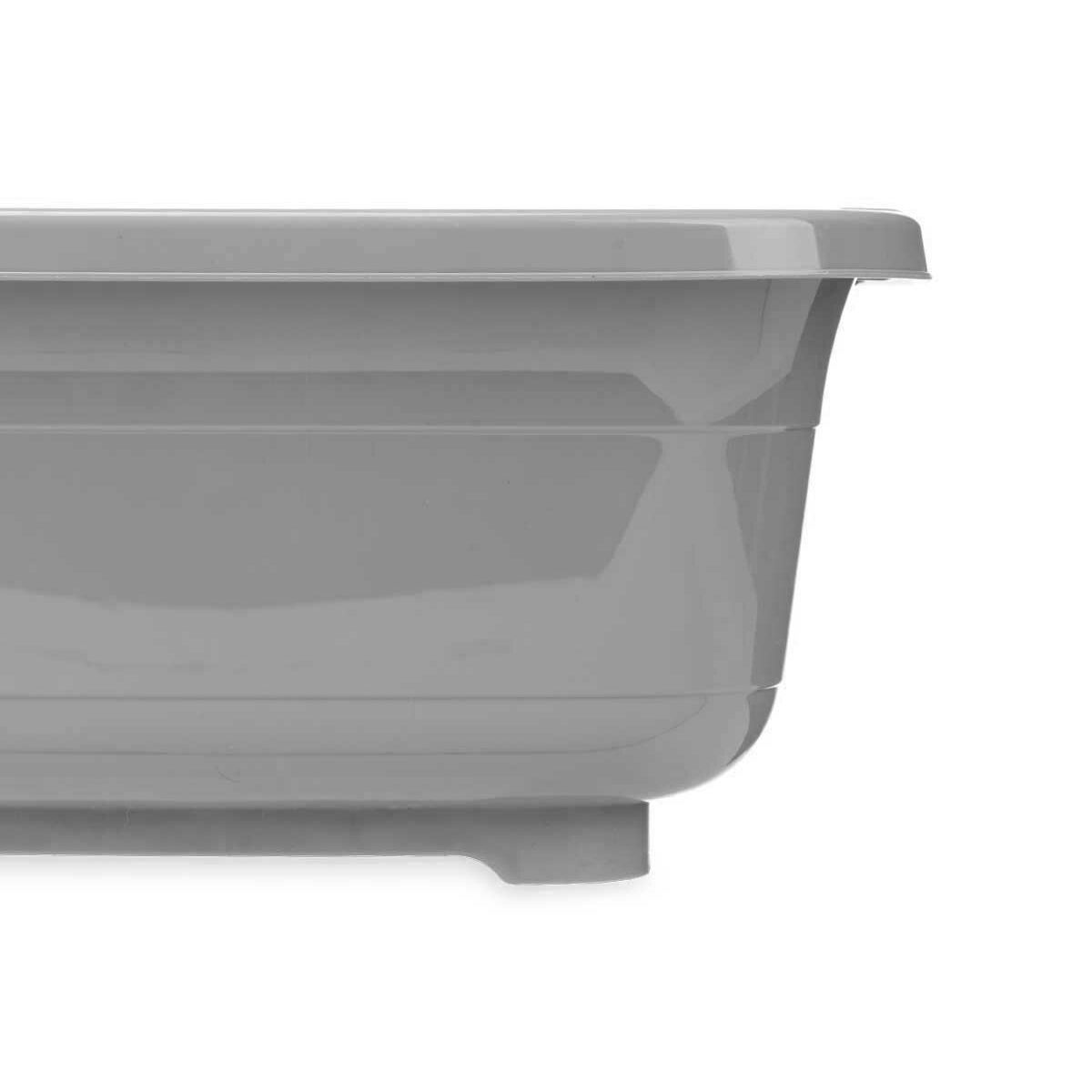 Bacinella Kinvara Grigio Plastica 11 L (12 Unità) - Immagine 4
