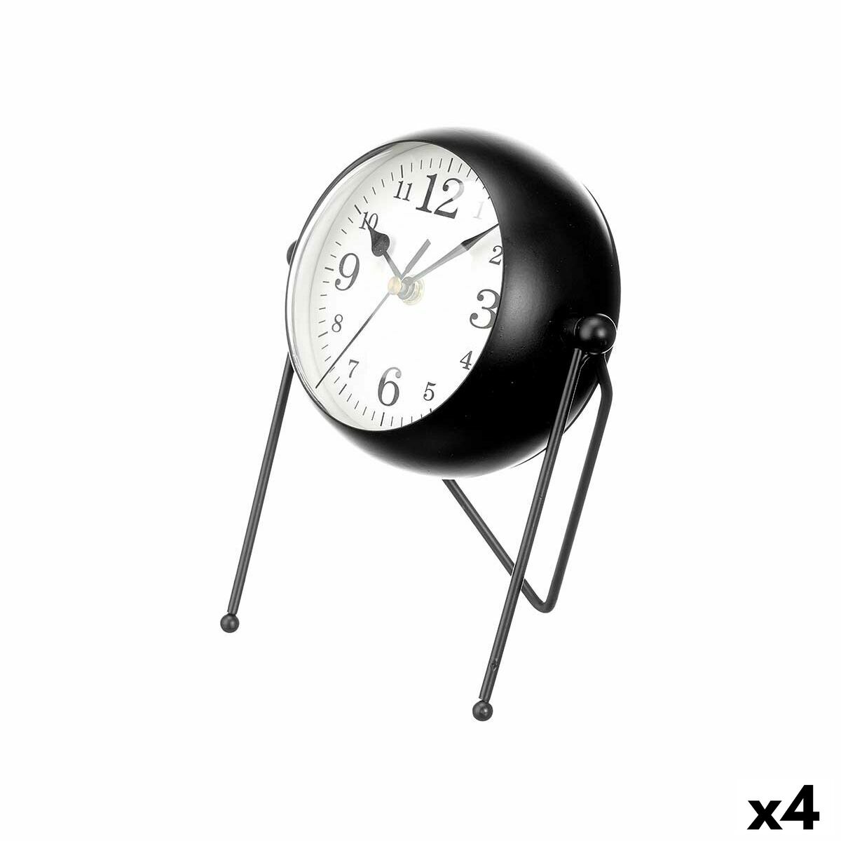 Orologio da Tavolo Gift Decor Nero (4 Unità)