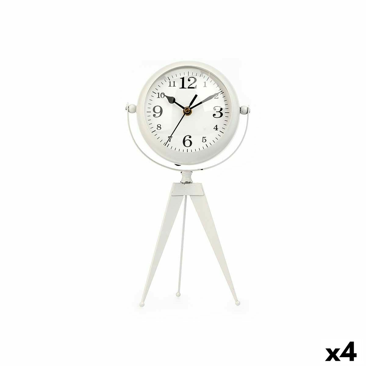Orologio da Tavolo Gift Decor Bianco Tripode (4 Unità)