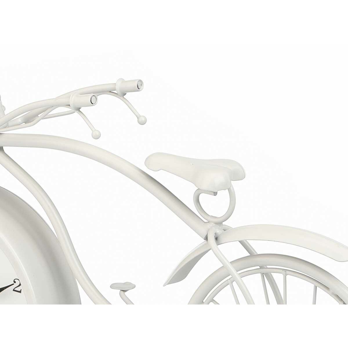 Orologio da Tavolo Gift Decor Bianco Bicicletta (4 Unità) - Immagine 3