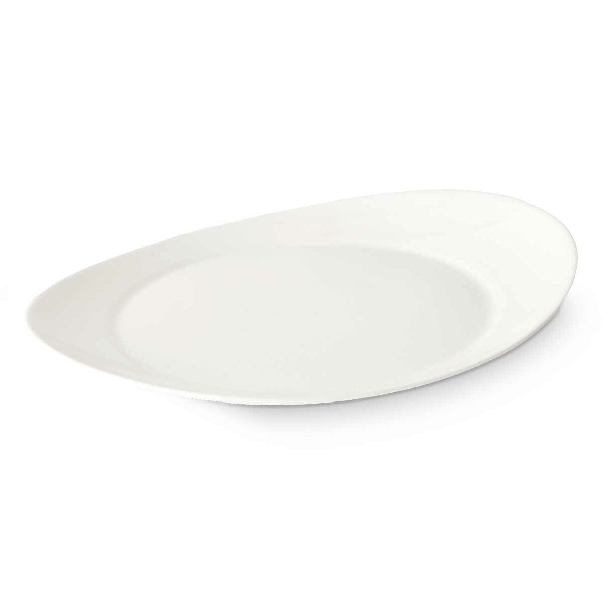 Piatto da pranzo Vivalto Bianco Vetro opalino 30,5 x 3 x 26 cm (18 Unità) - Immagine 2