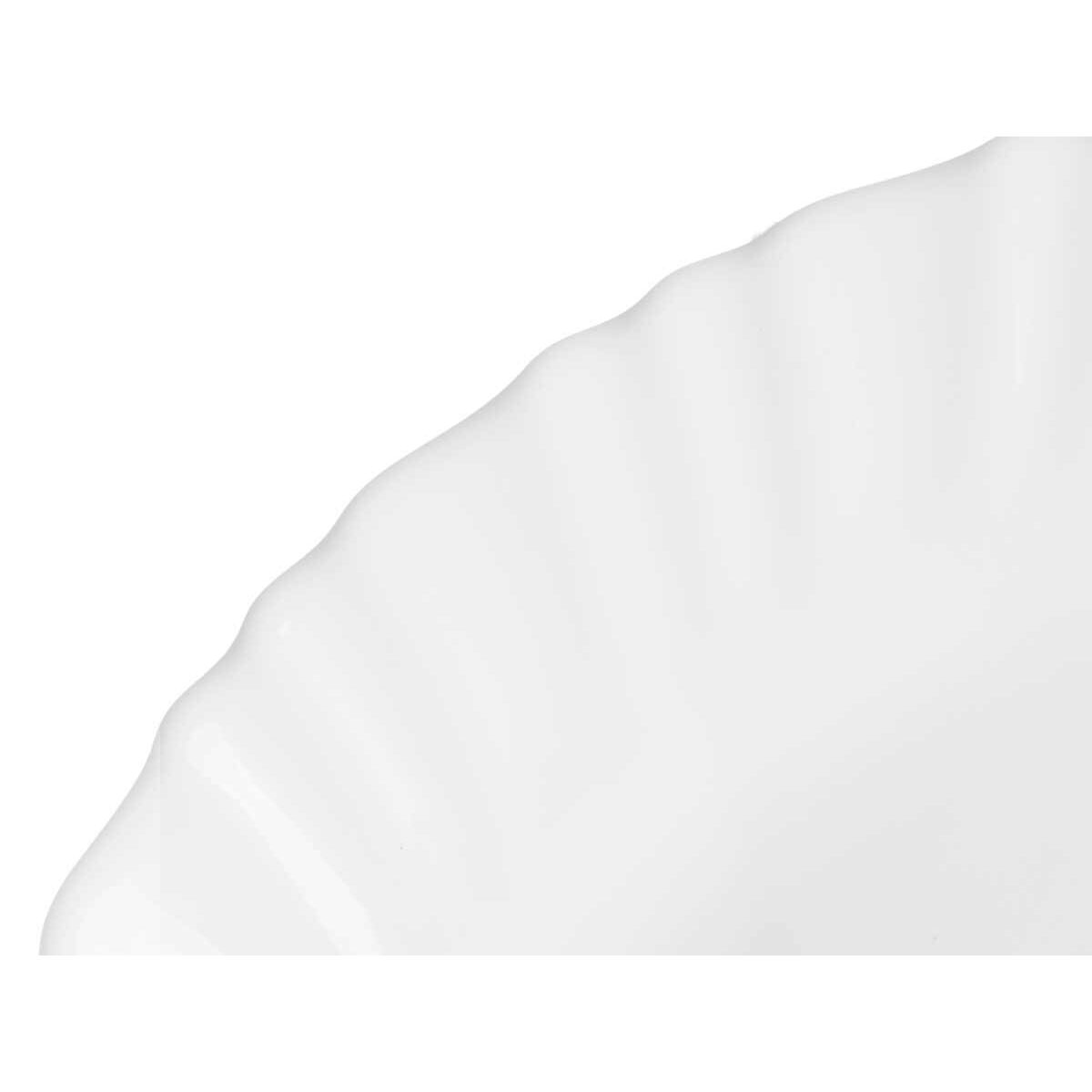 Teglia da Cucina Vivalto Bianco Vetro opalino 34 x 2,5 x 25 cm 35 x 2,5 x 25 cm (18 Unità) - Immagine 4