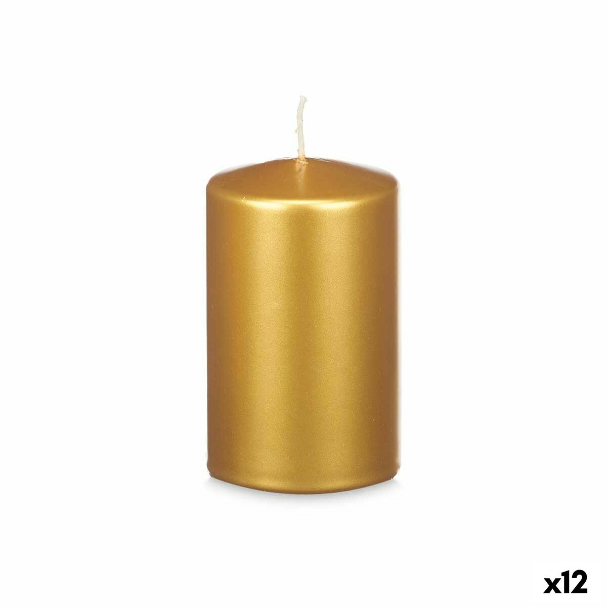 Candela Acorde Dorato 9 x 15 x 9 cm (12 Unità)