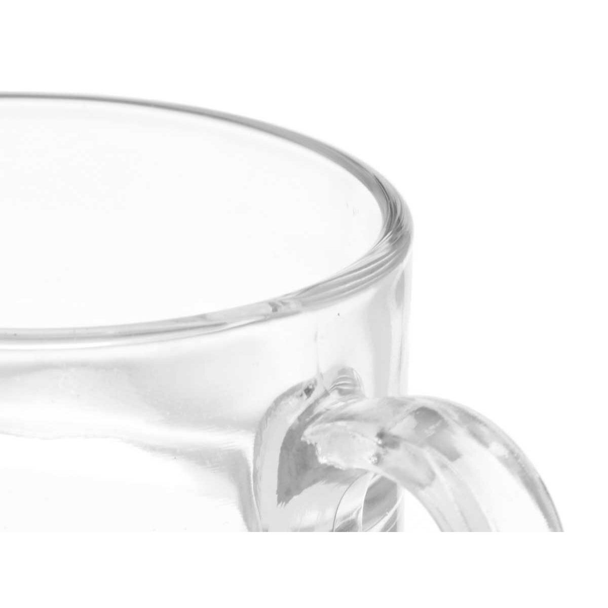 Set di Tazze da Caffè Vivalto Trasparente Vetro 90 ml (6 Unità) - Immagine 4
