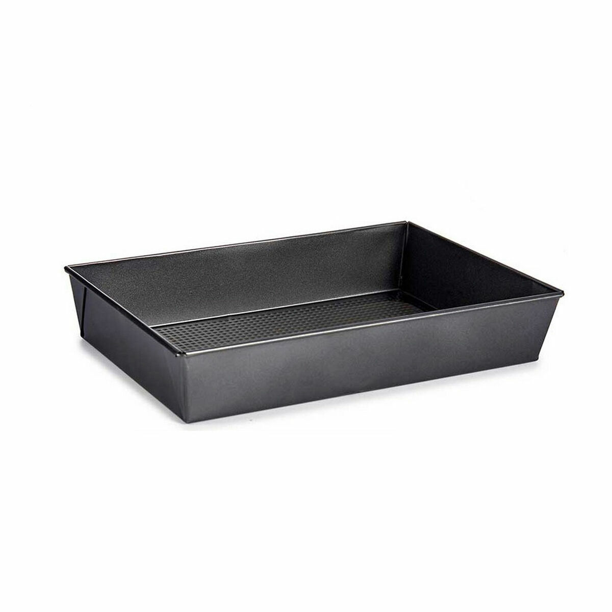 Stampo Rettangolare Kinvara Grigio scuro Metallo Acciaio al carbonio 24 x 6,5 x 36,5 cm 36,5 x 6 x 24 cm (12 Unità) - Immagine 2