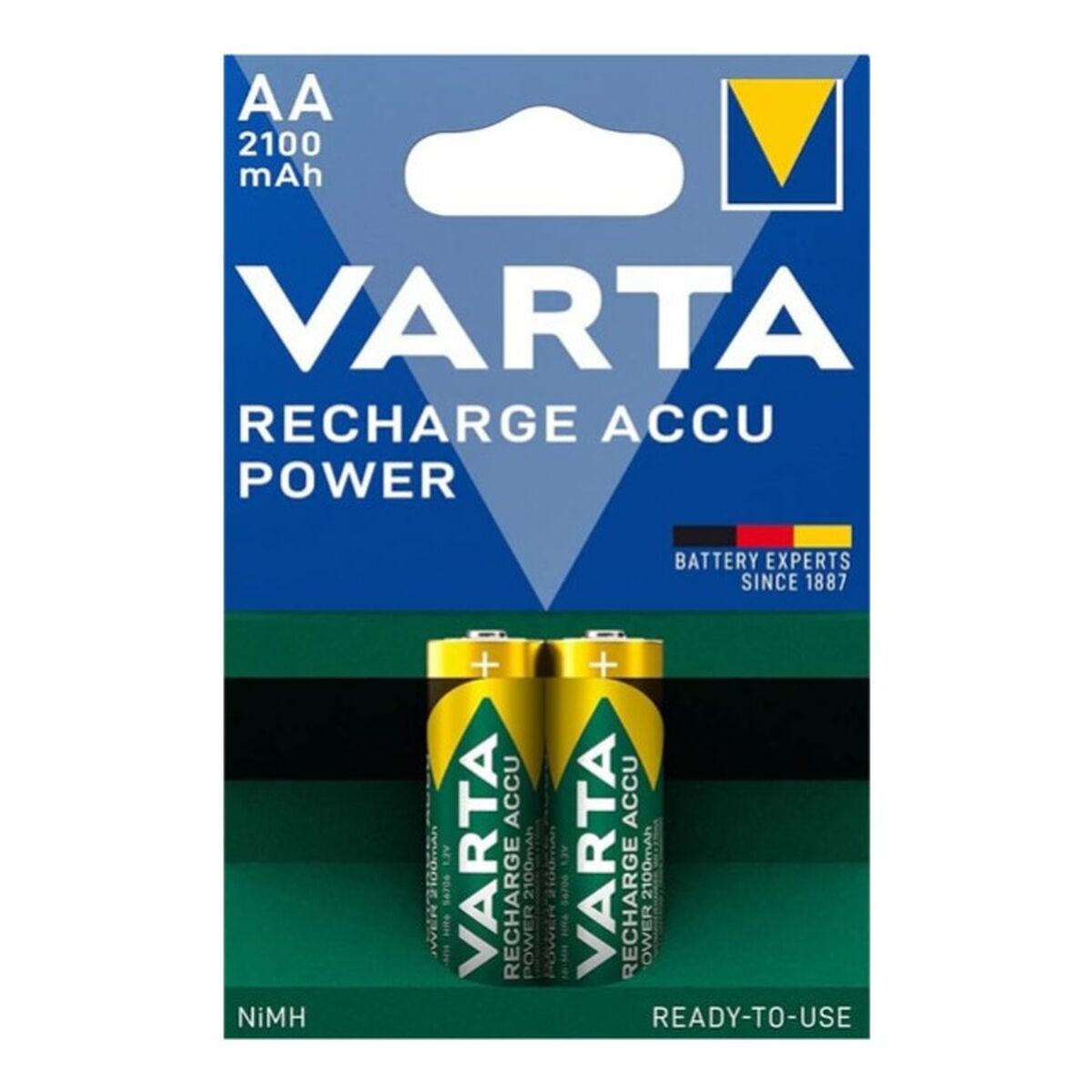 Batterie Varta LONGLIFE Ni-MH AA 2100 mAh 1,2 V 1,2 V (2 Unità) - Immagine 2