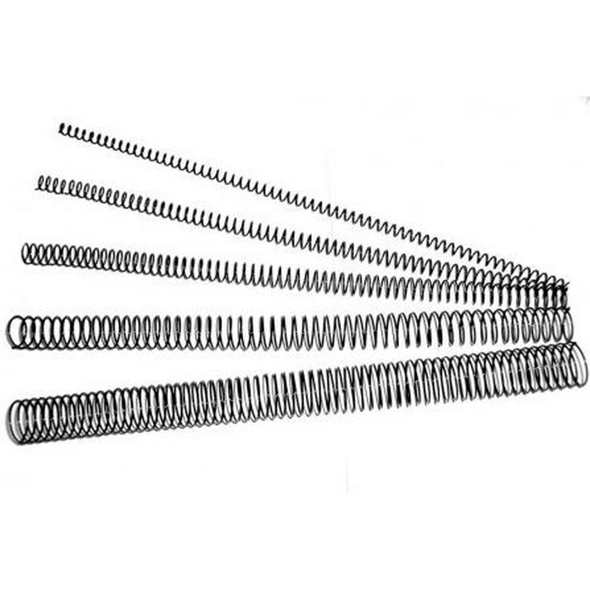 Spirali per Rilegatura DHP 5:1 Rilegatura 50 Unità Nero A4 Metallo Ø 30 mm