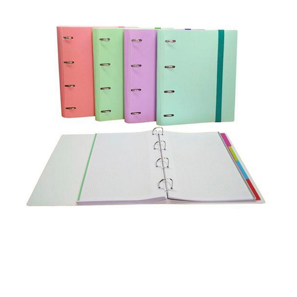 Raccoglitore ad anelli SENFORT Multicolore A4