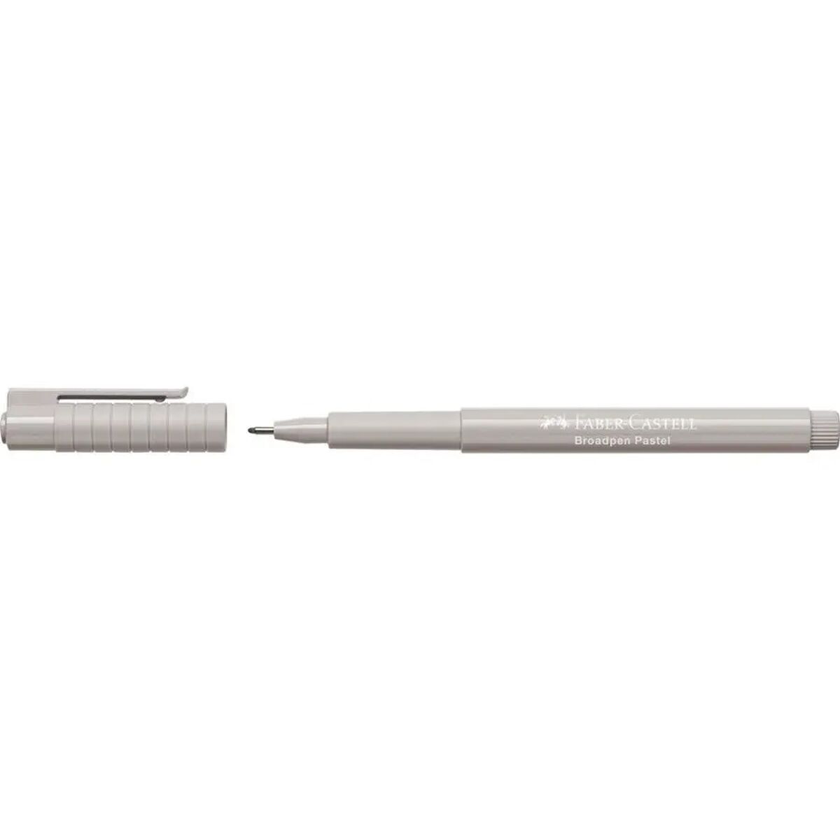 Marcatore permanente Faber-Castell Broadpen Pastel Grigio (10 Unità) - Immagine 4