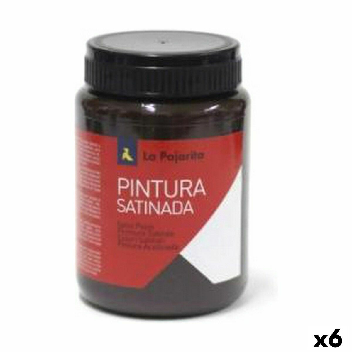 Pittura a tempera La Pajarita L-10 6 Pezzi Raso Per la scuola Marrone