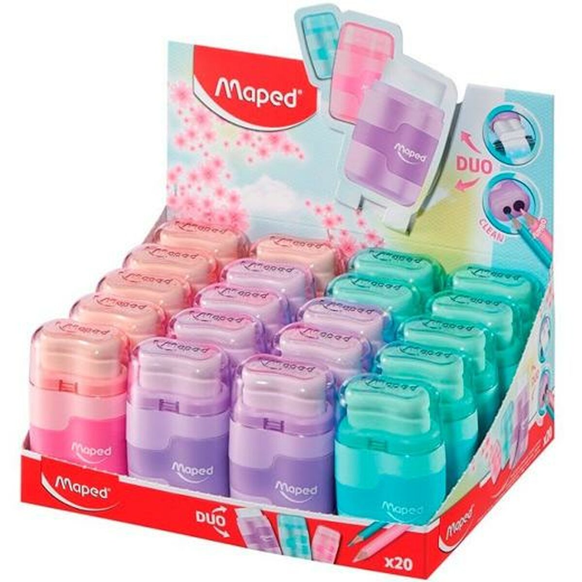 Temperamatite Maped Multicolore (20 Unità) - Immagine 3