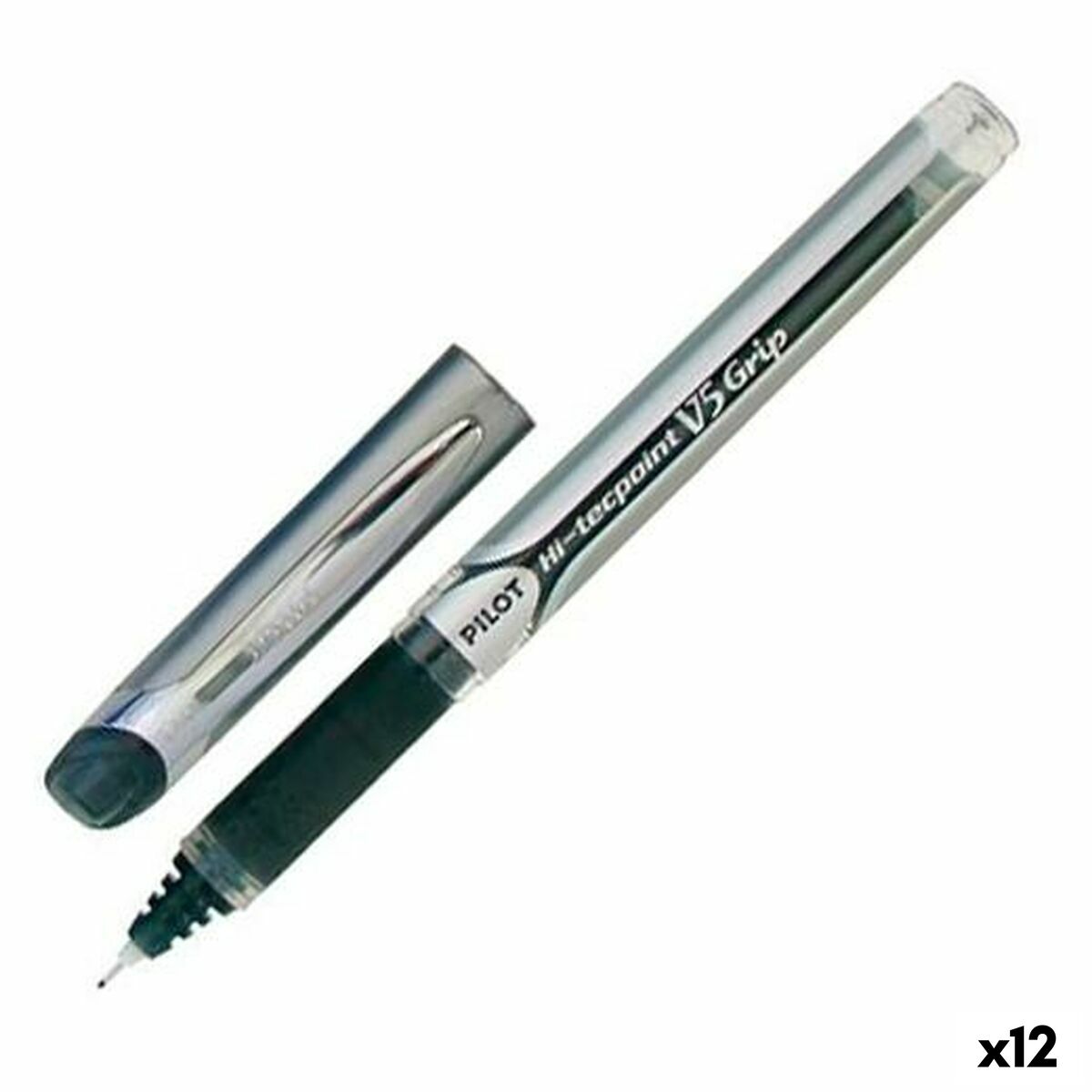 Penna Roller Pilot V5 Grip Nero 0,3 mm (12 Unità)
