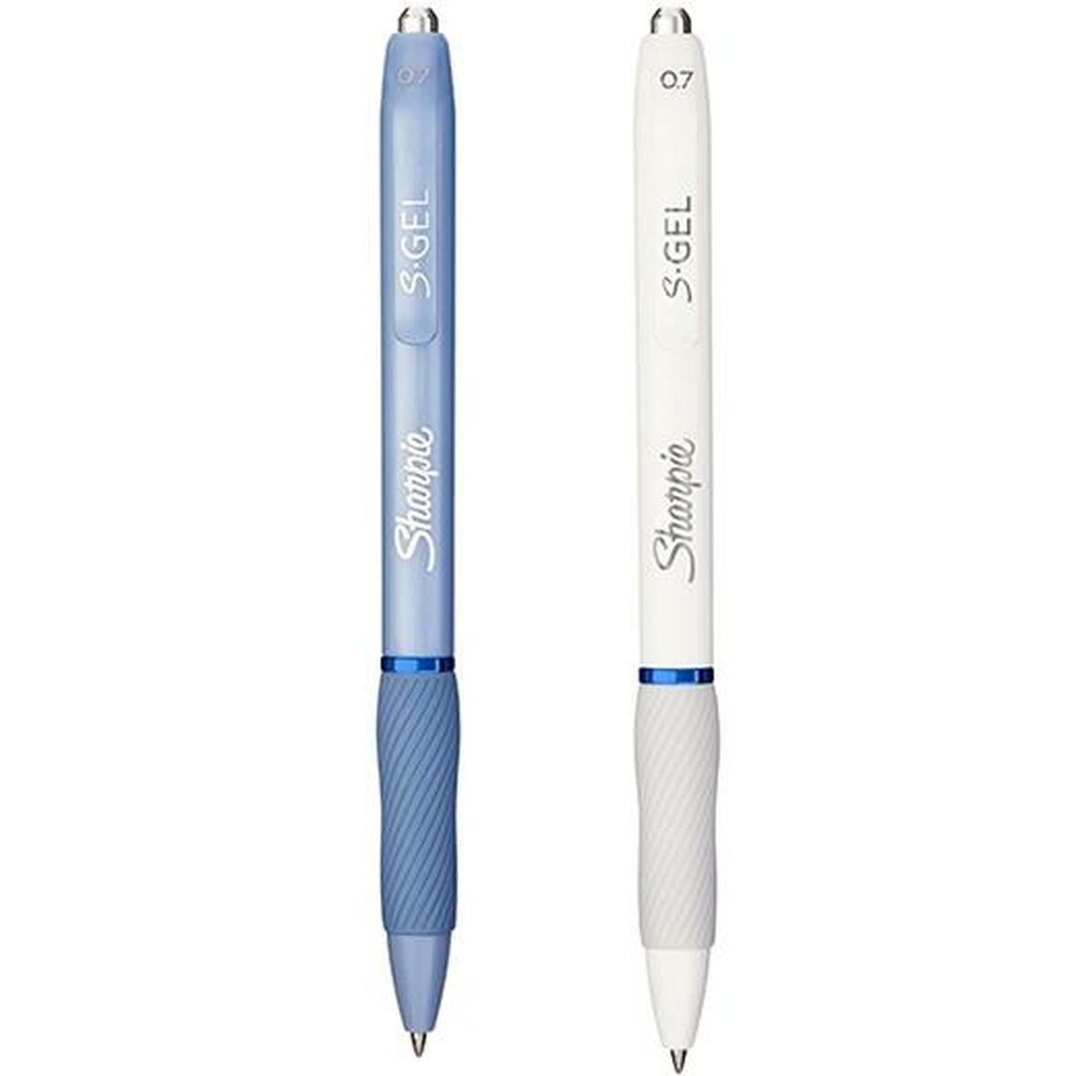 Penna gel Sharpie S-Gel Bianco Azzurro 0,7 mm (12 Unità) - Immagine 2