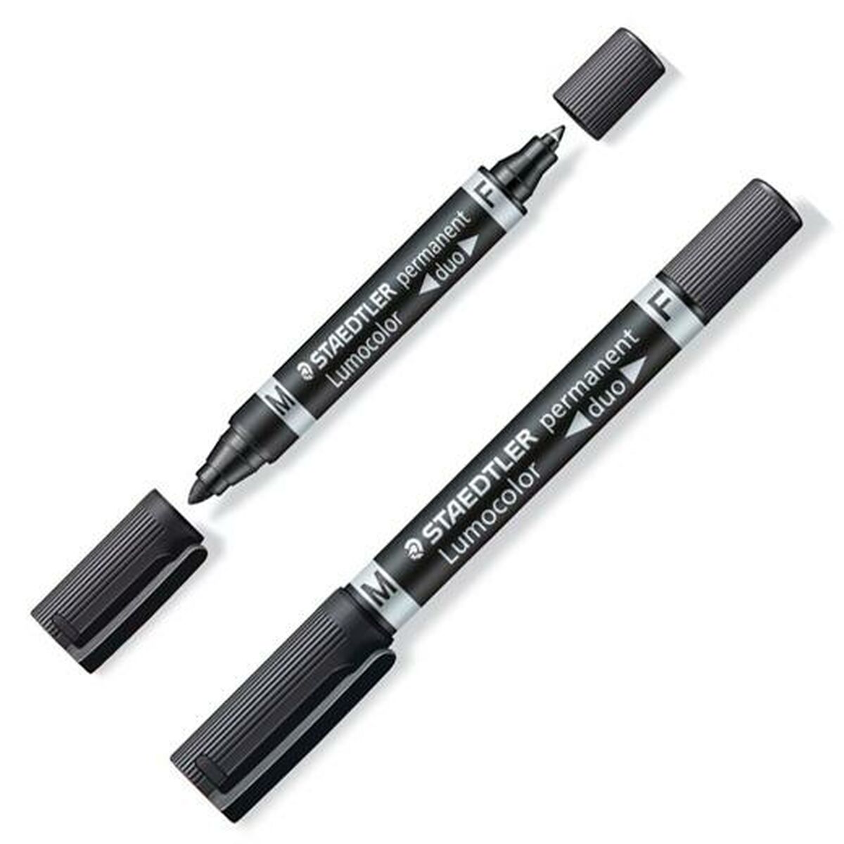 Marcatore permanente Staedtler Lumocolor 348-9 Nero (10 Unità) - Immagine 2