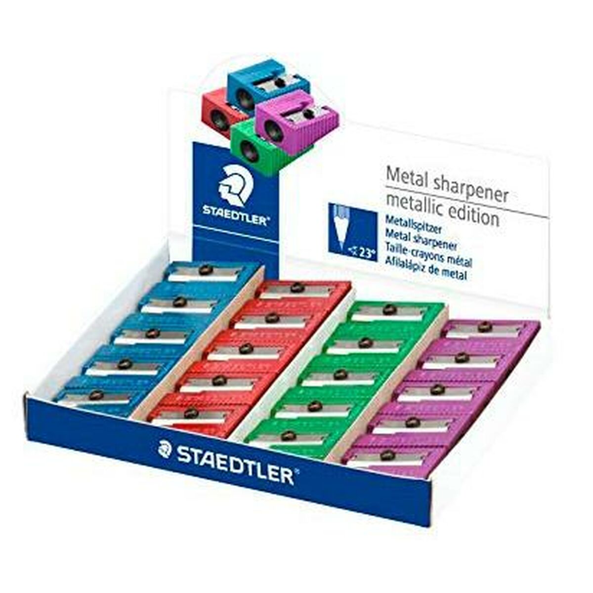 Temperamatite Staedtler Metallo (20 Unità) - Immagine 3