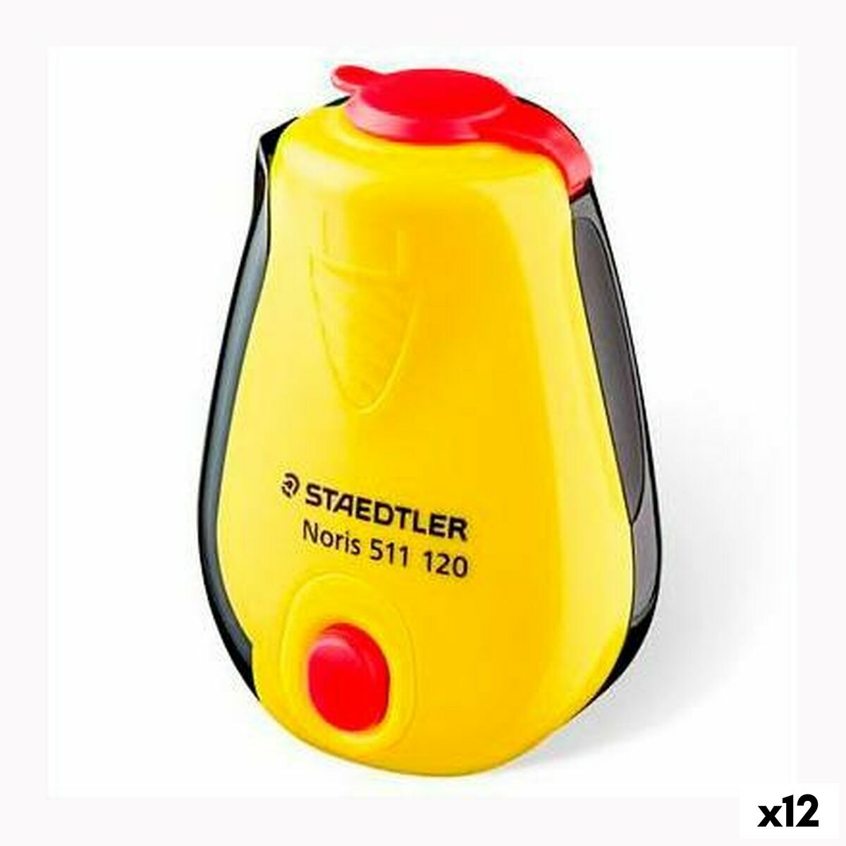 Temperamatite Staedtler Giallo Nero Plastica (12 Unità) - Immagine 2