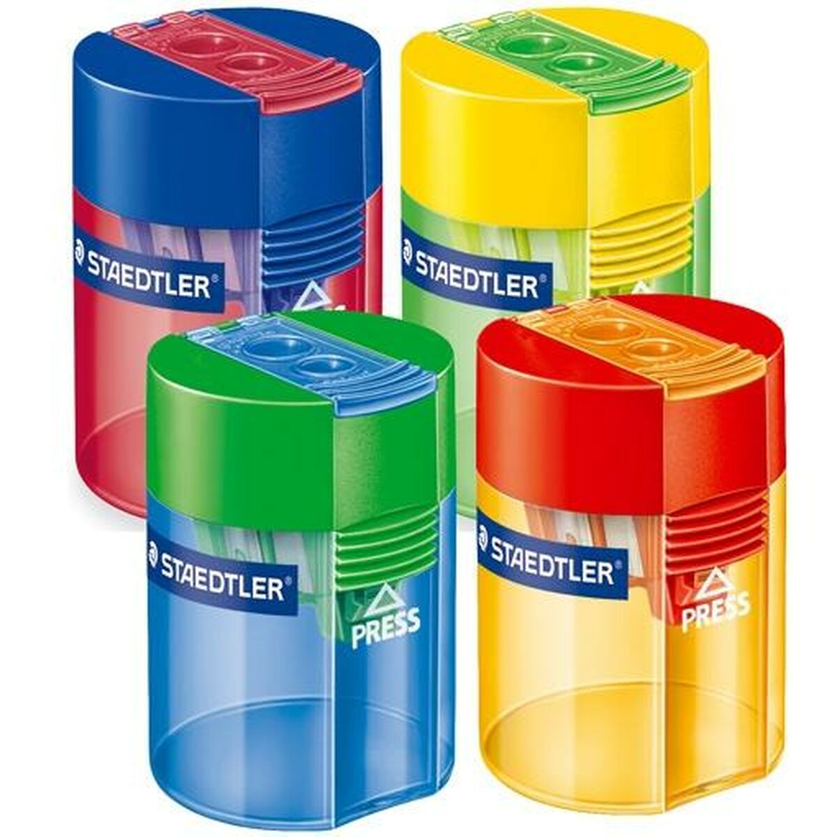 Temperamatite Staedtler Multicolore Con deposito Plastica (10 Unità) - Immagine 2