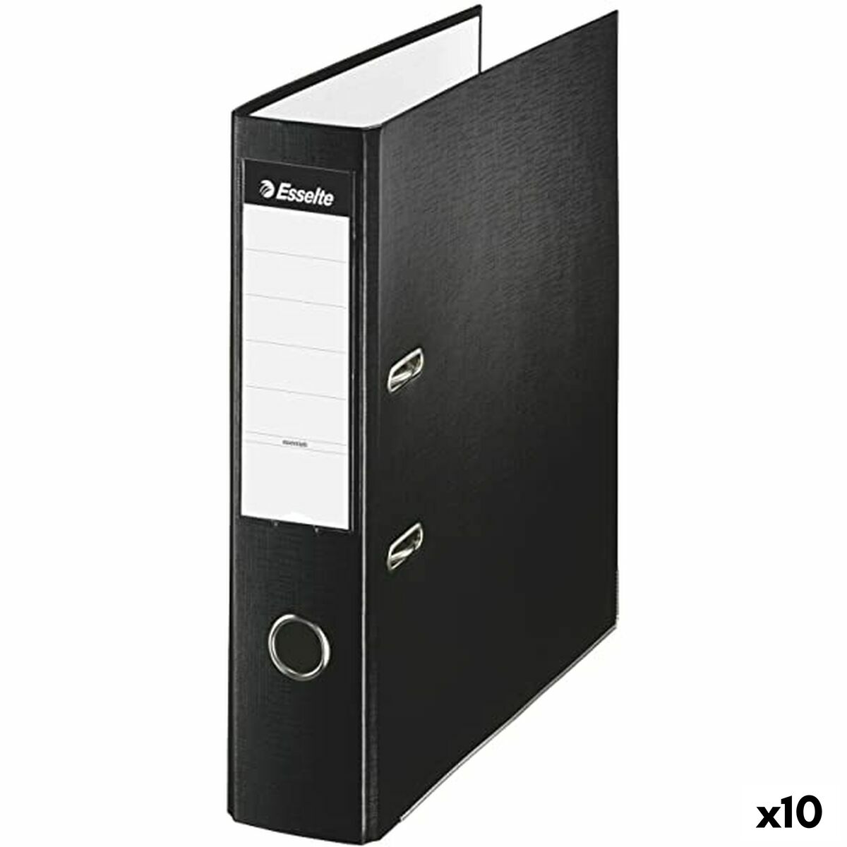 Classificatore a Leva Esselte Nero Din A4 (10 Unità)
